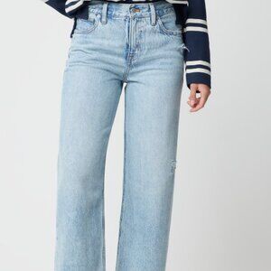 J. Crew 90s Vintage Baggy Distressed Jeans, size 27